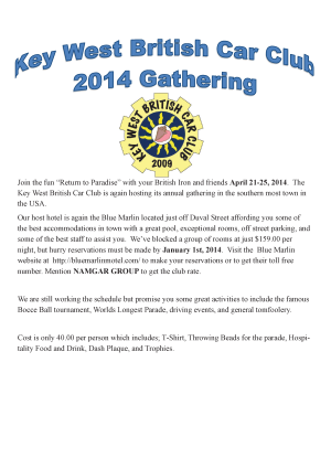 2014 Announcement